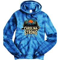 Strong Nc State Carolina Strong Support & Pray For Carolina Tie Dye Hoodie