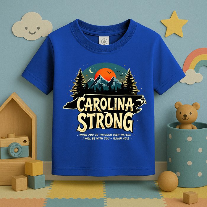 Strong Nc State Carolina Strong Support & Pray For Carolina Toddler T-Shirt
