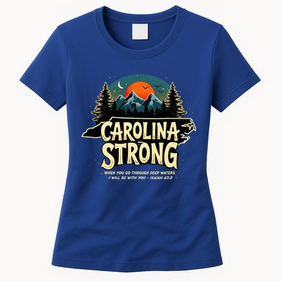 Strong Nc State Carolina Strong Support & Pray For Carolina Womens T-Shirt
