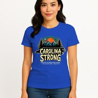 Strong Nc State Carolina Strong Support & Pray For Carolina Womens T-Shirt