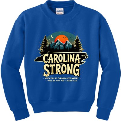 Strong Nc State Carolina Strong Support & Pray For Carolina Kids Sweatshirt