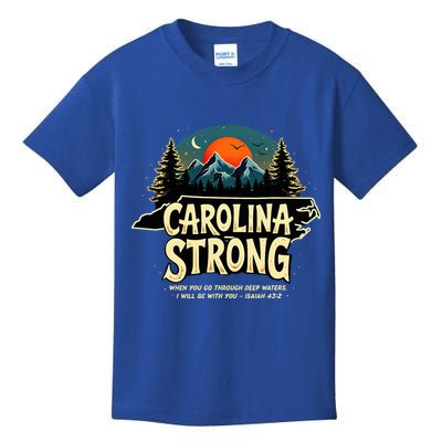 Strong Nc State Carolina Strong Support & Pray For Carolina Kids T-Shirt
