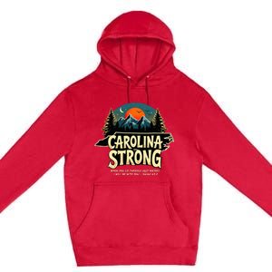 Strong Nc State Carolina Strong Support & Pray For Carolina Premium Pullover Hoodie