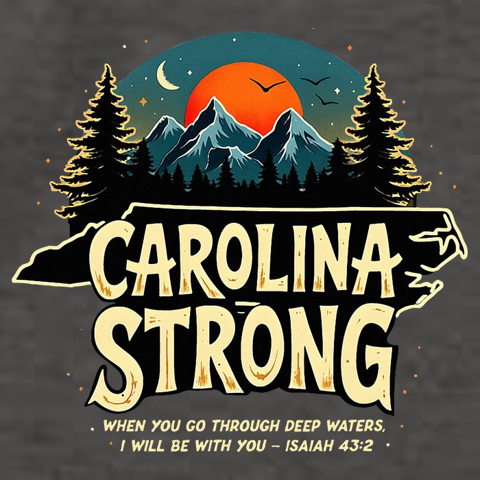 Strong Nc State Carolina Strong Support & Pray For Carolina Vector Backpack