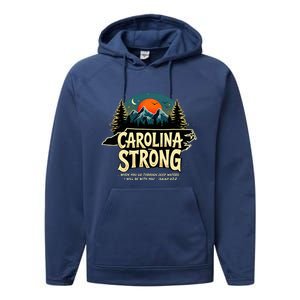 Strong Nc State Carolina Strong Support & Pray For Carolina Performance Fleece Hoodie