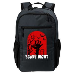 Scary Night Spooky Graveyard Halloween Daily Commute Backpack