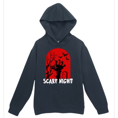 Scary Night Spooky Graveyard Halloween Urban Pullover Hoodie