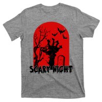 Scary Night Spooky Graveyard Halloween T-Shirt