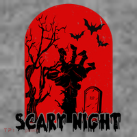 Scary Night Spooky Graveyard Halloween Baby Bodysuit