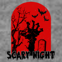 Scary Night Spooky Graveyard Halloween Tank Top