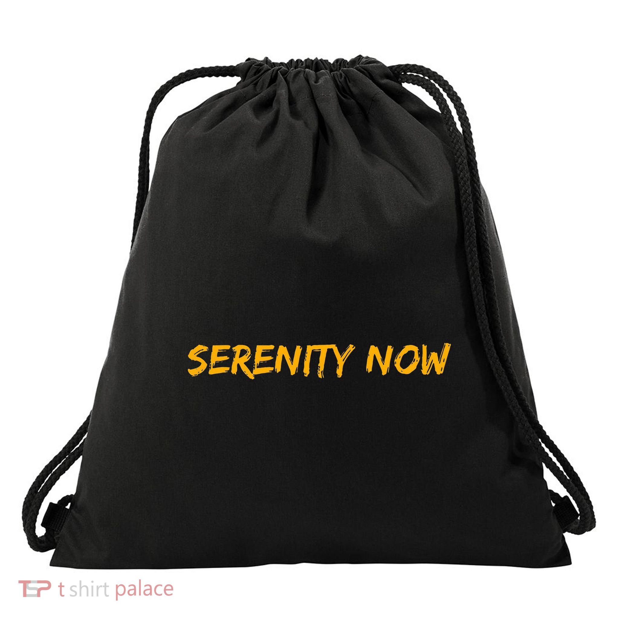Serenity Now Drawstring Bag