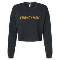 Serenity Now Cropped Pullover Crew