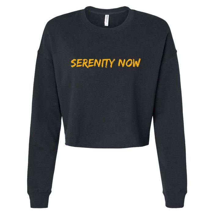 Serenity Now Cropped Pullover Crew