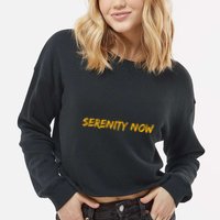 Serenity Now Cropped Pullover Crew