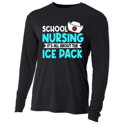 School Nurse Student Nursing Licensed Health Practitioners Cooling Performance Long Sleeve Crew