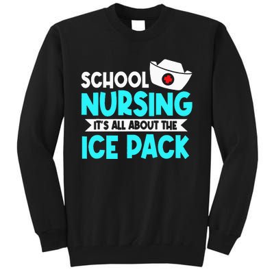 School Nurse Student Nursing Licensed Health Practitioners Tall Sweatshirt