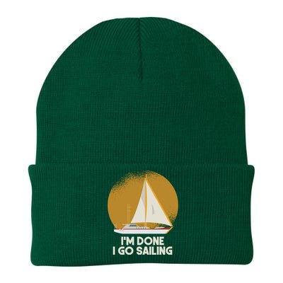 Sailing Nautical Sailor Great Gift Captain Sail Anchor Funny Sailing Meaningful Knit Cap Winter Beanie