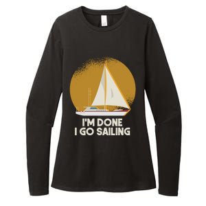 Sailing Nautical Sailor Great Gift Captain Sail Anchor Funny Sailing Meaningful Womens CVC Long Sleeve Shirt