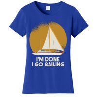 Sailing Nautical Sailor Great Gift Captain Sail Anchor Funny Sailing Meaningful Women's T-Shirt