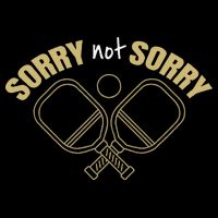 Sorry Not Sorry Pickleball Cropped Pullover Crew