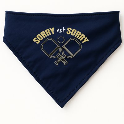 Sorry Not Sorry Pickleball USA-Made Doggie Bandana