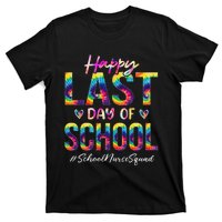 School Nurse Squad Happy Last Day of School Funny Tie Dye T-Shirt