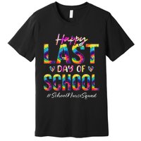 School Nurse Squad Happy Last Day of School Funny Tie Dye Premium T-Shirt