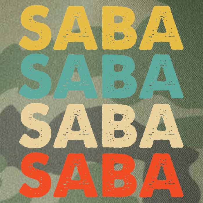 Saba Name Legacy Tie Dye Trucker Hat