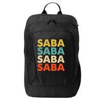 Saba Name City Backpack