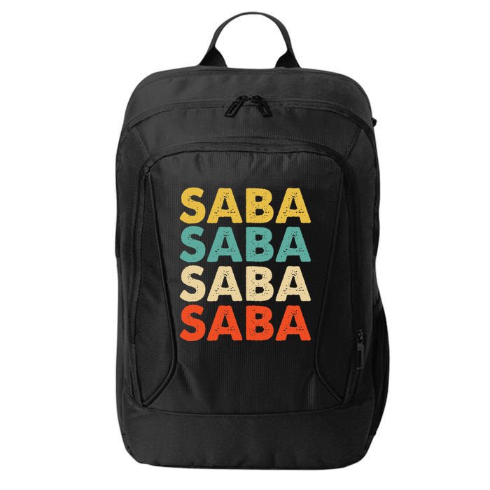 Saba Name City Backpack