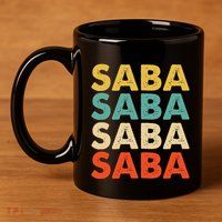 Saba Name 11oz C Handle Ceramic Mug