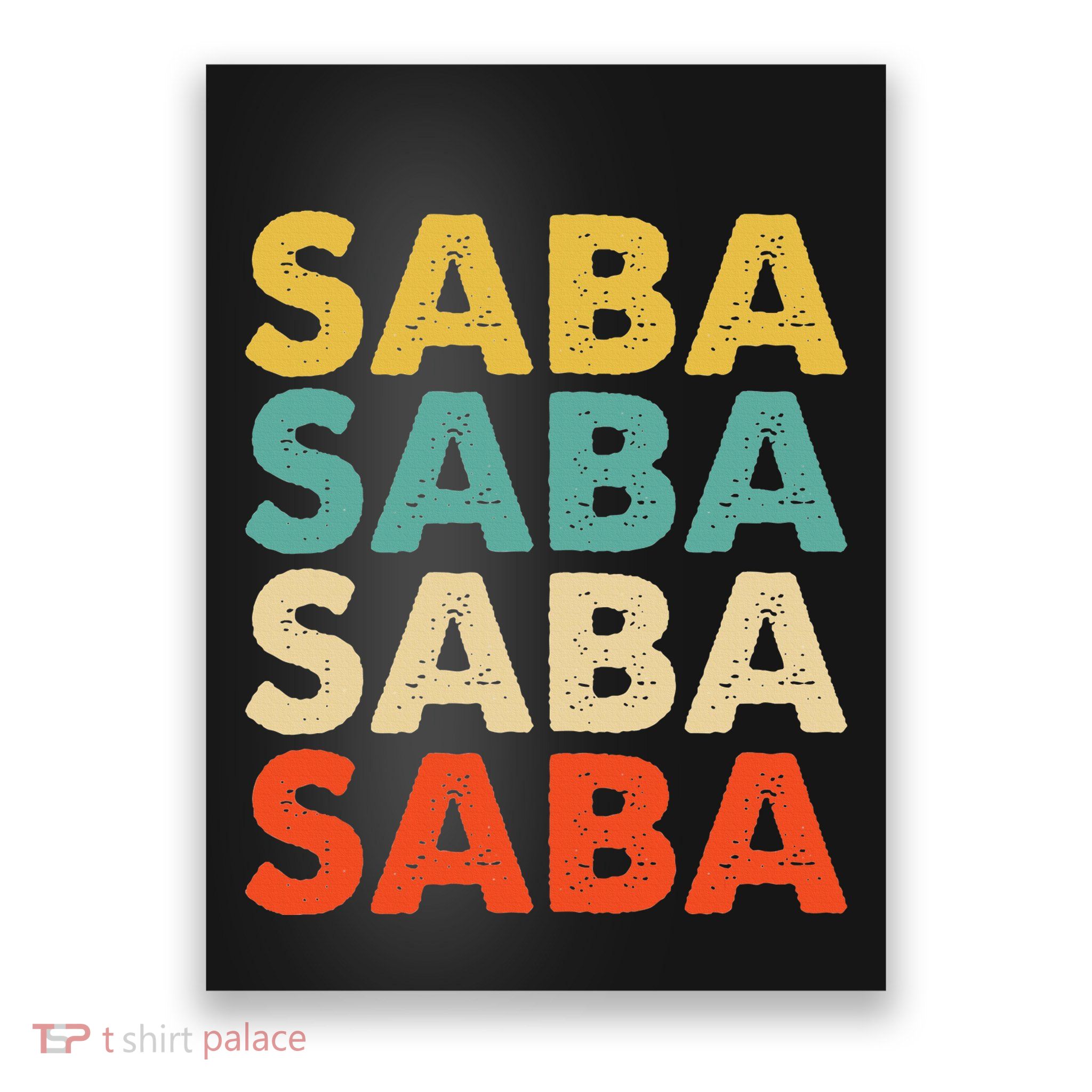 Saba Name Poster