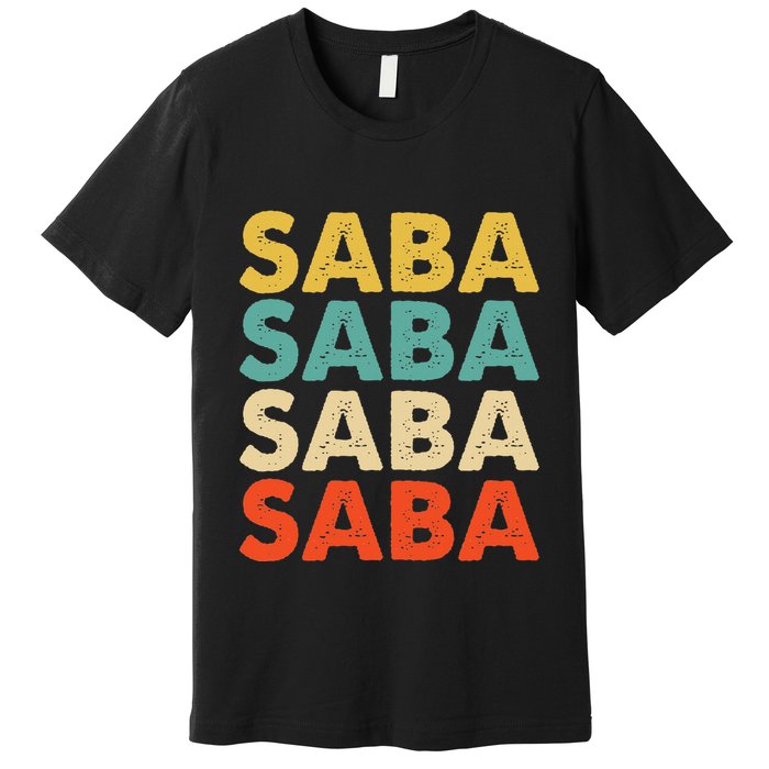 Saba Name Premium T-Shirt