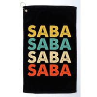 Saba Name Golf Towel