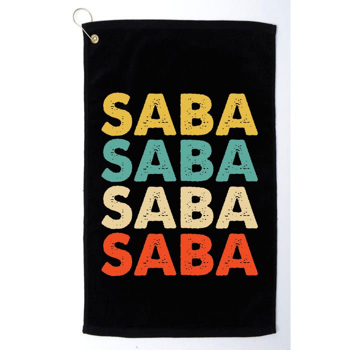 Saba Name Golf Towel