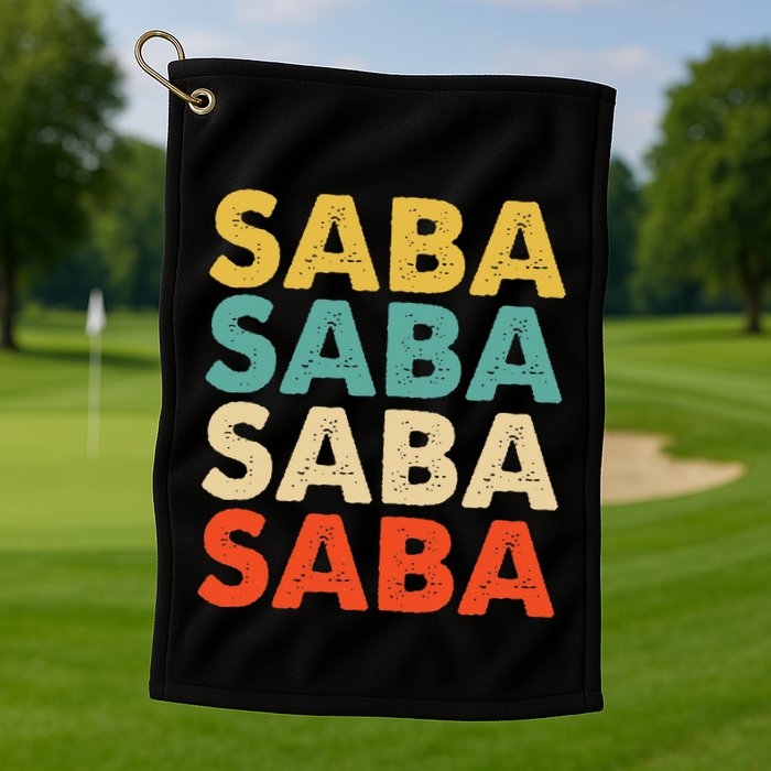 Saba Name Golf Towel