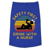 Sarcastic Nursing Safety First With A Nurse Er Nurse Gift Doggie Tank