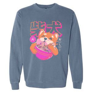 Shiba Noodles Garment-Dyed Sweatshirt