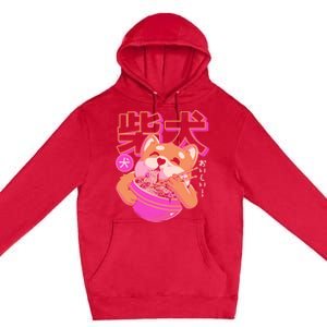 Shiba Noodles Premium Pullover Hoodie