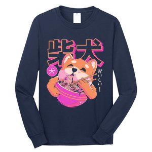 Shiba Noodles Long Sleeve Shirt