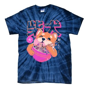 Shiba Noodles Tie-Dye T-Shirt