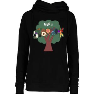 Snottynep Nep Storybook Womens Funnel Neck Pullover Hood