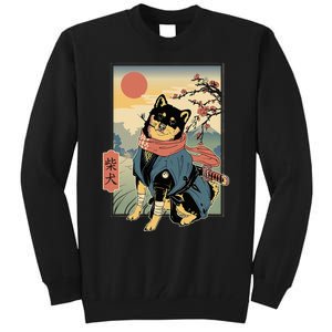 Shiba Ninja Samurai Dogs Pet Days For Friends Family Tall Sweatshirt