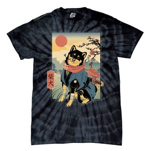 Shiba Ninja Samurai Dogs Pet Days For Friends Family Tie-Dye T-Shirt