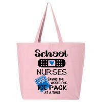 School Nurse Saving The World One Ice Pack At A Time! 25L Jumbo Tote