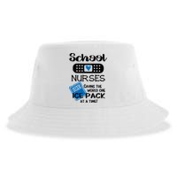 School Nurse Saving The World One Ice Pack At A Time! Sustainable Bucket Hat