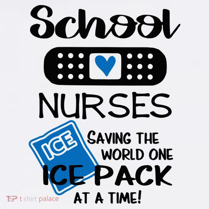 School Nurse Saving The World One Ice Pack At A Time! Flatbill Hat
