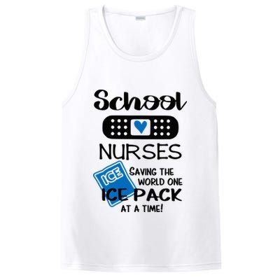 School Nurse Saving The World One Ice Pack At A Time! PosiCharge Competitor Tank