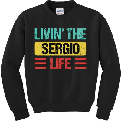 Sergio Name Kids Sweatshirt