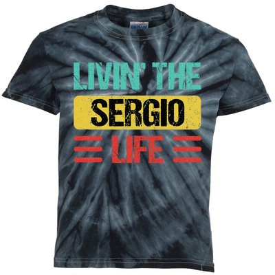 Sergio Name Kids Tie-Dye T-Shirt